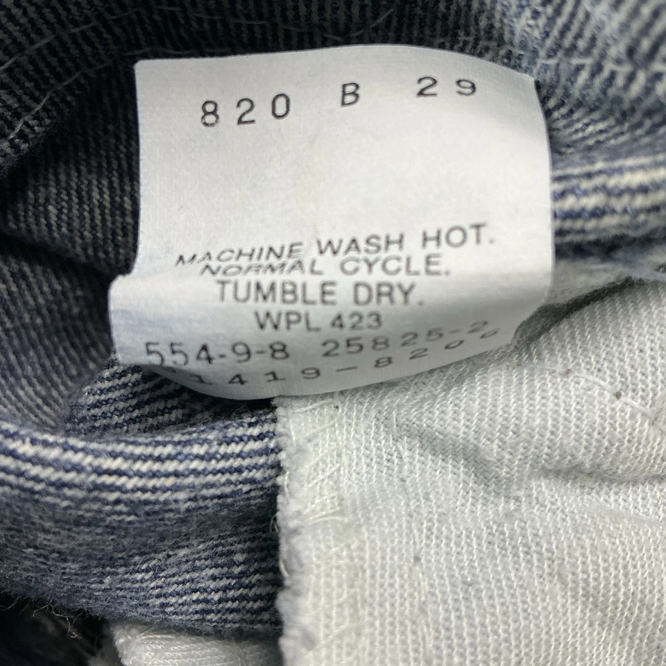 Jeans vintage Levi’s lavado ácido años 90 jóvenes 8/10 ajustados hechos en EE. UU. Foto 4 de 4