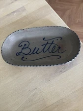 Vintage Rowe Pottery Works Butter Dish 1993