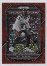 2022 Panini Prizm No Huddle Red Prizm 43/50 Tristan Wirfs #277 1qg0