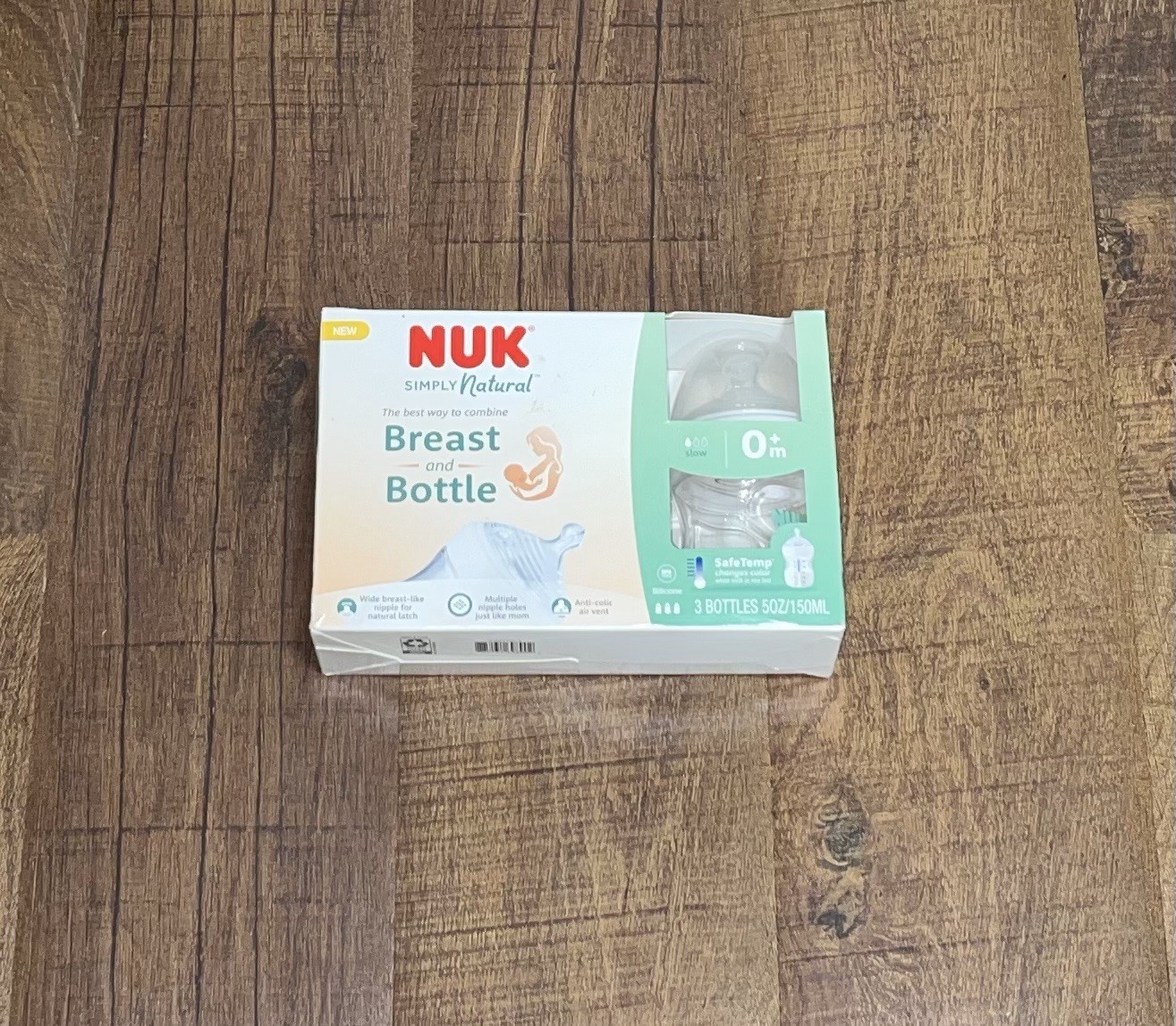 With Safetemp 5 Oz 3 Pack 0+ Months