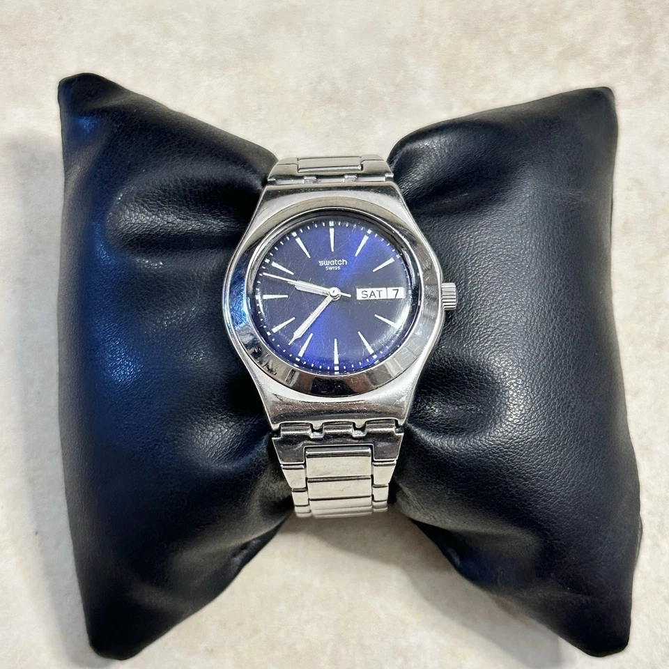 斯沃琪手表讽刺手表 罕见 复古 全新 Energizer 电池 已测试 工作 完美 — 第 2/4 张图片