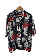 WACKO MARIA Aloha Shirt L Rayon BLK