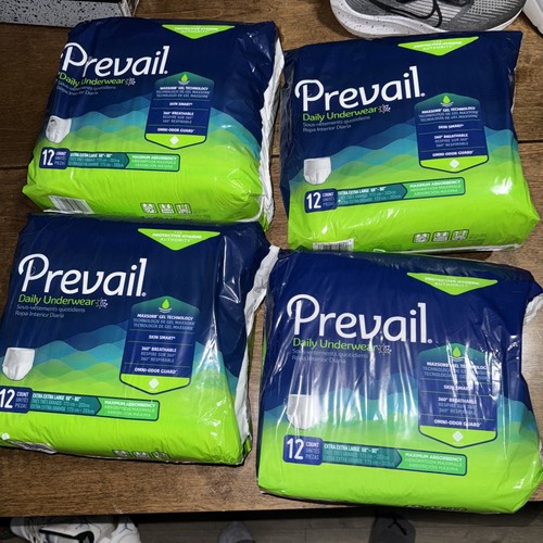 Prevail Daily Underwear moderate Saugfähigkeit 12 Stück Gr. XXL 4er Packungen