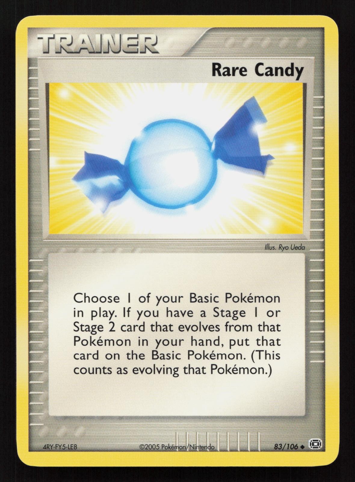 RARE CANDY 83/106 UNCOMMON EMERALD POKEMON NM/M