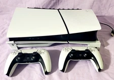 PS5 Console Disc Edition  w/ Two Controllers, Cooling Fan and  Stand