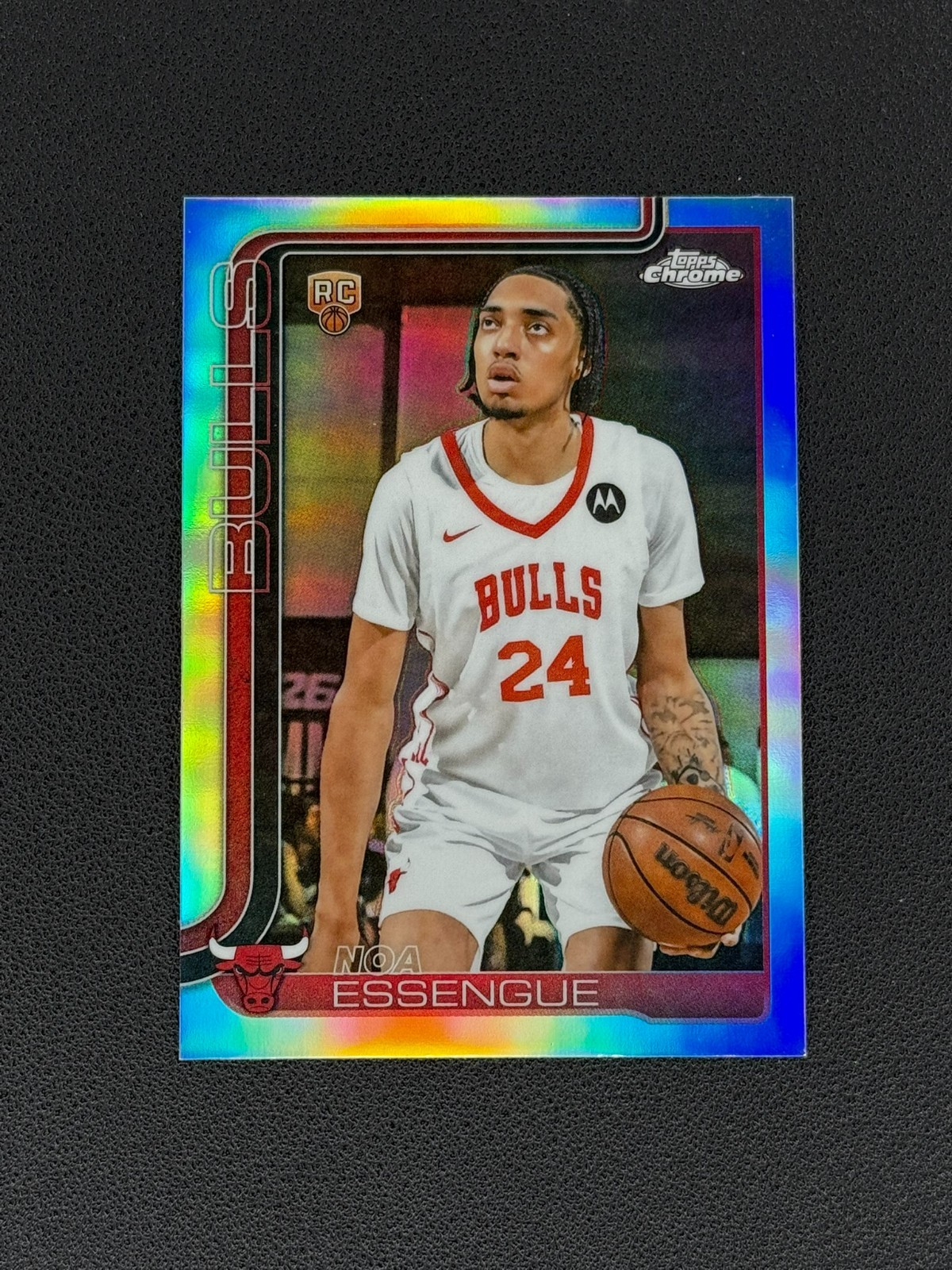 2025 Topps Chrome - NOA ESSENGUE #262 - Refractor Rookie RC Bulls