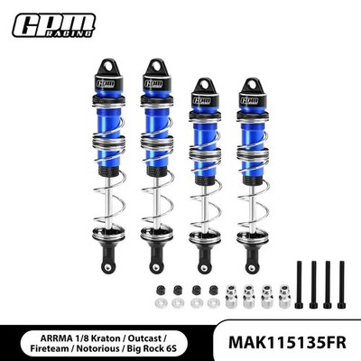 GPM Alloy Front & Rear Double Section Spring Damper For ARRMA 1/8 Kraton 6S