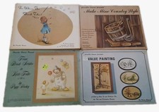 Priscilla Hauser Painting Books Lot 4 Country Style  Decorative Painting Guides