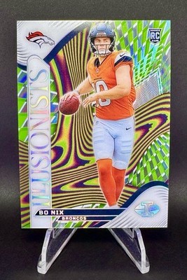 2024 Illusions Bo Nix Illusionists Rainbow SSP Case Hit (RC)   