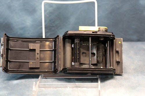 Graflex XL XLRF Graphic RH- 20 Roll Film 220 holder w/ (2) WORKING INSERTS - Picture 4 of 12