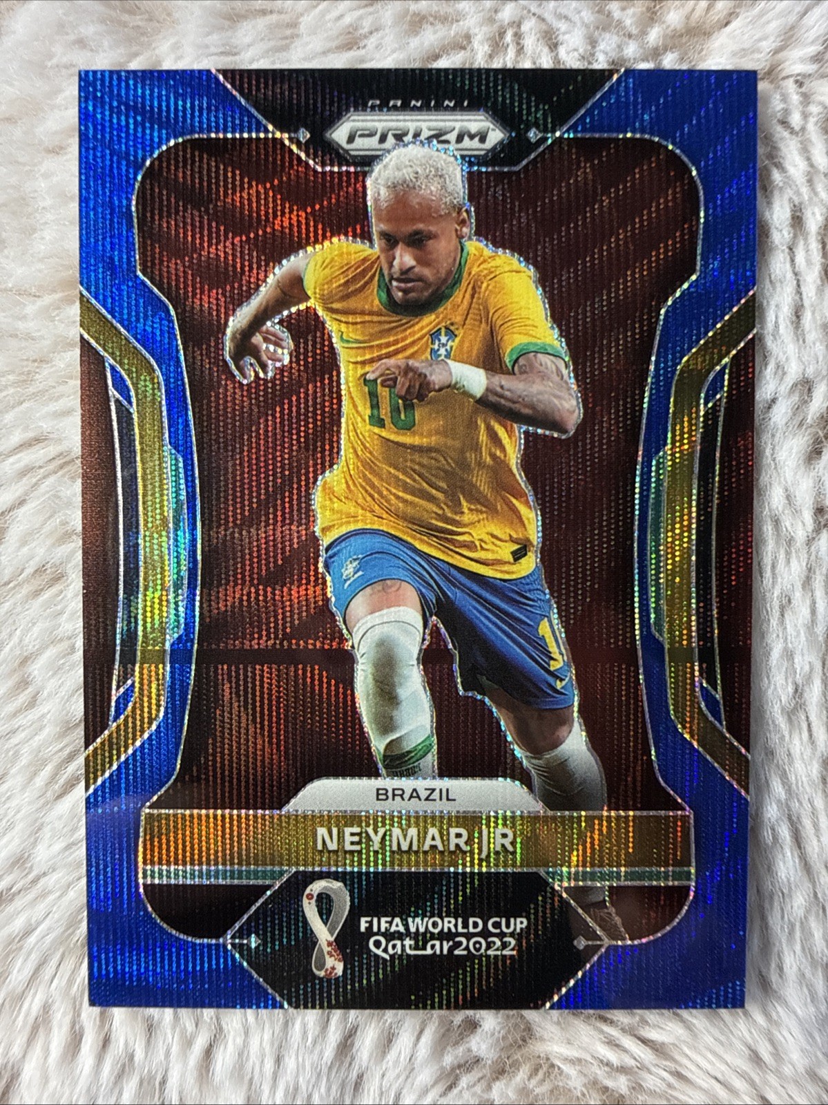 2022 Panini Prizm World Cup Qatar - Neymar Jr #32 Blue Wave Prizm  /199🇧🇷