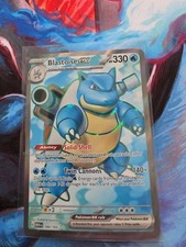 Pokémon TCG Scarlet & Violet 151 Blastoise EX English Card 184/165 on eBay
