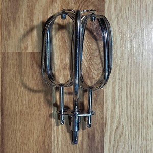 Vintage Hamilton Beach Cross Tip Dual Beaters Model K Mixer Stainless Steel