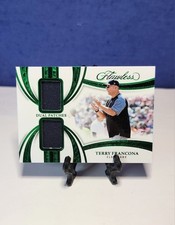 TERRY FRANCONA 2025 Flawless Emerald #/5 Dual Patches Coach Worn Cleveland SSP 