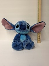 Disney Parks 11  Stitch Big Feet Sitting Stuffed Animal Plush