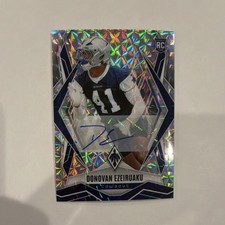 2025 Panini Phoenix Donovan Ezeiruaku Cowboys Rookie Autograph #209