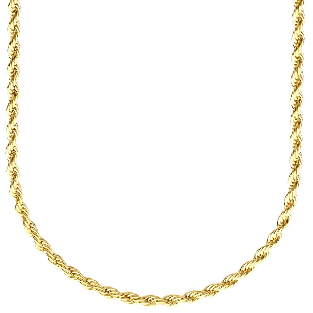 Модная веревочная шнуровка унисекс - золото 3 мм 1990₽