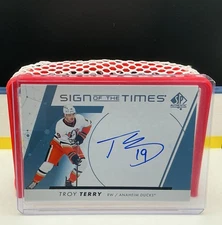 2022-23 UD Sp Authentic - Troy Terry Sign Of The Times #SOTT-TT (AUTO) - Ducks