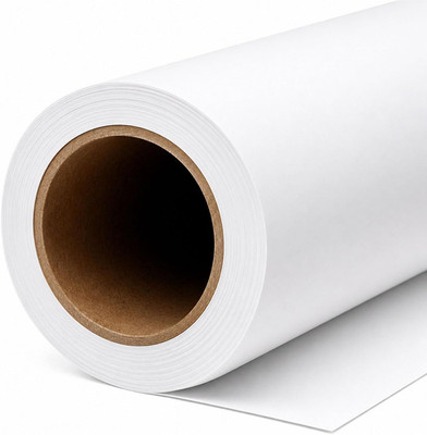 Arctic White Backdrop for Photoshoot, 107 in X 36 Ft, Paper Roll | Full-Body Por