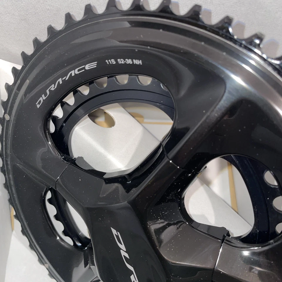 Shimano Dura-Ace FC-09 11-Speed 172.5mm 52/36T Road Bike Crankset With Chainring - Image 3 of 4