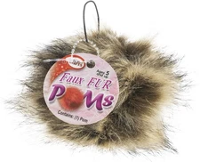 3 Pack - Pepperell Braiding Faux Fur Pom With Loop-Shepherd - FFPALL-83