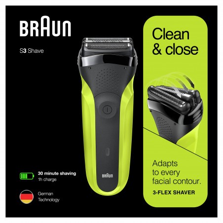 Braun Sereie 3 300S Rasoio Ricacaricabile Lavabile - Imagen 4 de 10