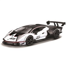 Bburago 18-28023 2021 Lamborghini Essenza SCV12 Sports Car White Black 1:24