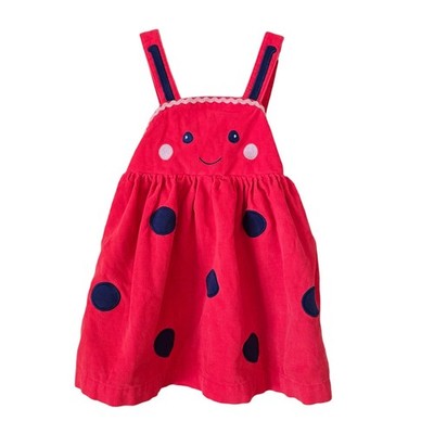 mini boden pinafore dress Mini Boden Red Corduroy Ladybug Pinafore Dress Size 6-12M