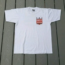 Vintage 80s Corvette Shirt Men's Large (Fits Small) Screen Stars 50/50 USA VH1