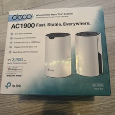 TP-Link Deco S4 AC1900 Whole Home Mesh Wi-Fi System 2-Pack  3 Gigabit Ports