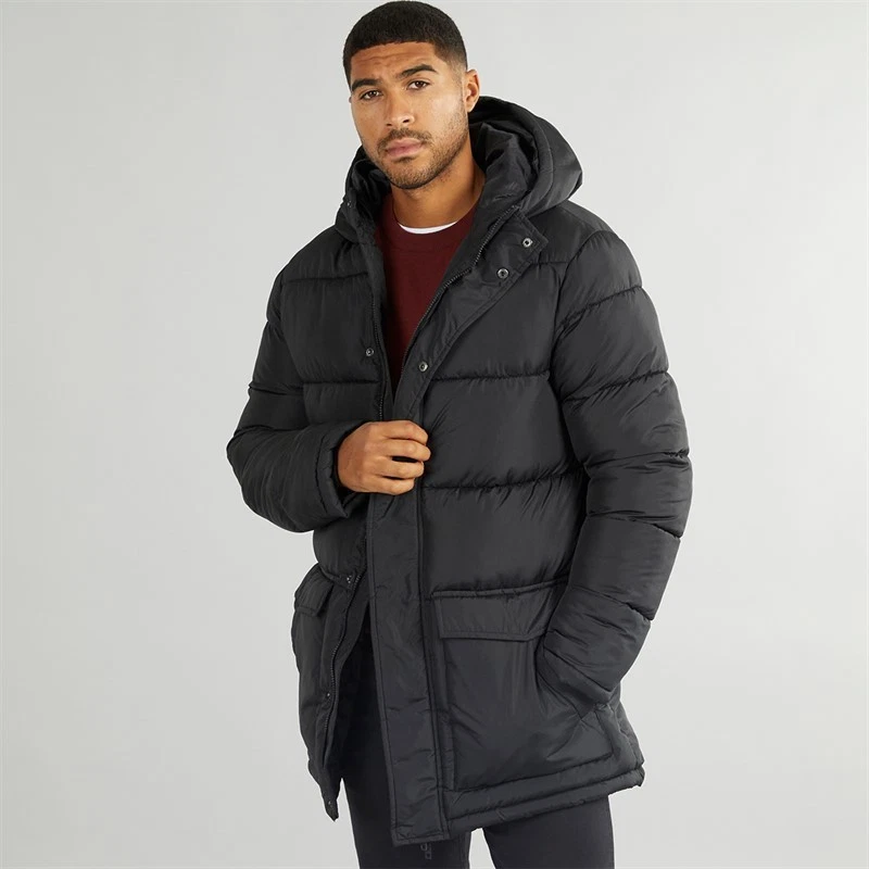 French Connection Men's Jacket Parka Row Black All sizes RRP £150 - Image 3 of 4