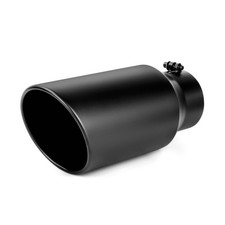 Richeer 5 To 7 Exhaust Tip Black Stainless Steel 15 Length Bolt-on Universal Richeer 5 To 7 Exhaust Tip Black Stainless Steel 15 Length Bolt-on Universal