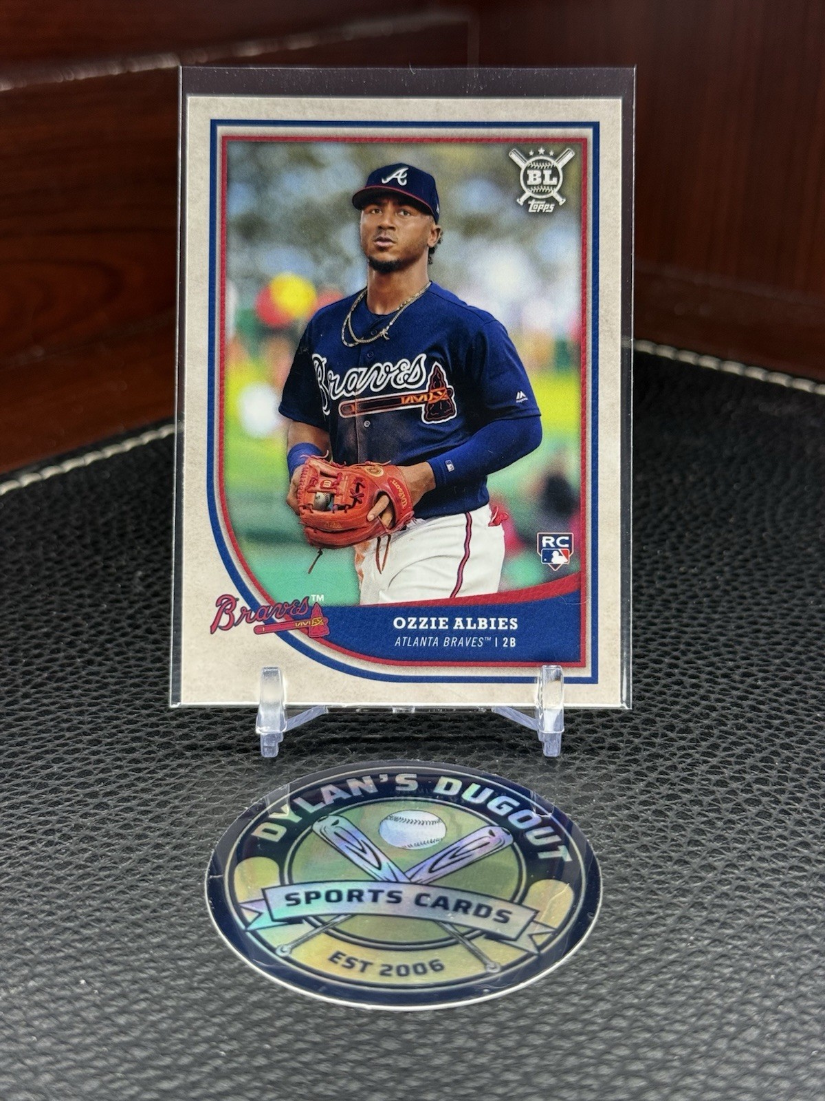 2018 Topps Big League #48 Ozzie Albies RC Rookie Braves