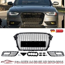 Nebelscheinwerfer Gitter Blende Wabengrill Kühlergrill für Audi A4 B8.5 2013-16