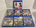 PS4 Playstation 4 Lot of 7 Video Games Madden Lego Marvel Rocket League Crash