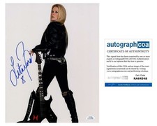 Lita Ford Signed Autographed 11x14 Photo The Runaways Joan Jett Band ACOA