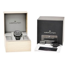 Hamilton American Classic Intra Matic Auto Chrono H38446730 Black PVD Black Auto 5