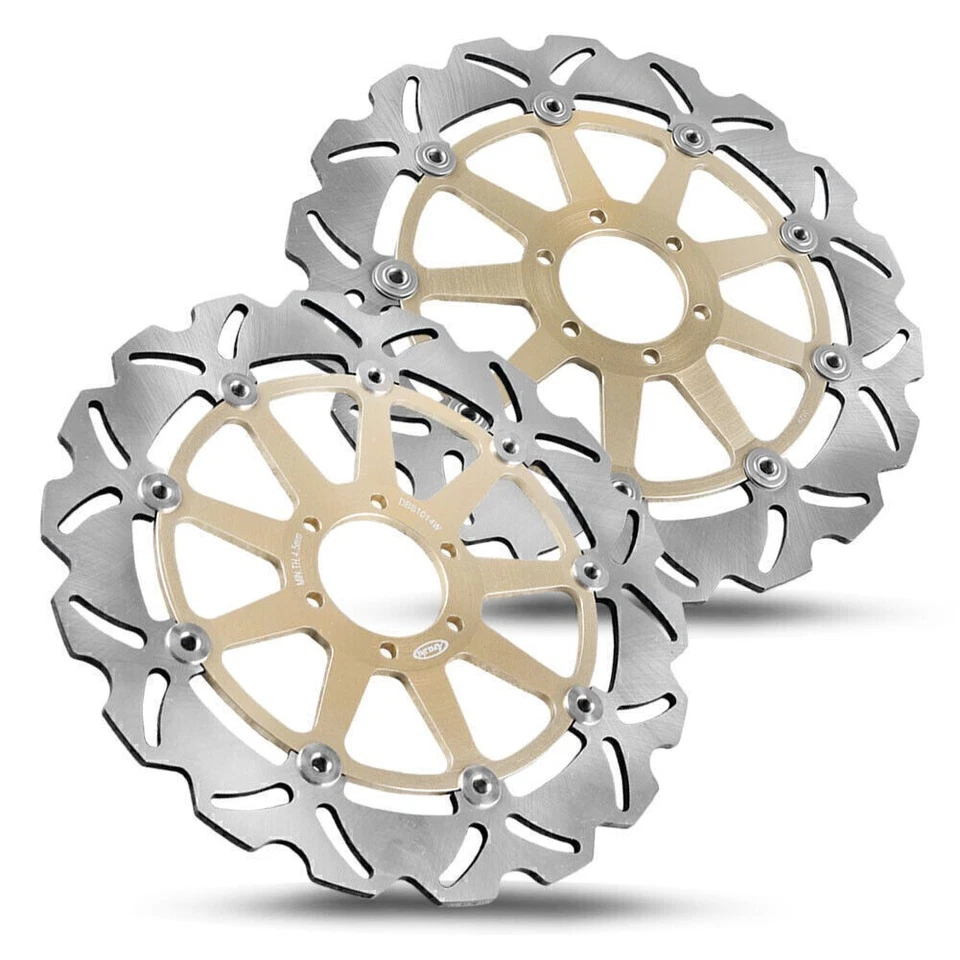 Front Brake Disc Rotors Fit Ducati 748 888 916 996 998 GT Monster ST4 ST2 Sport Foto 4 de 4
