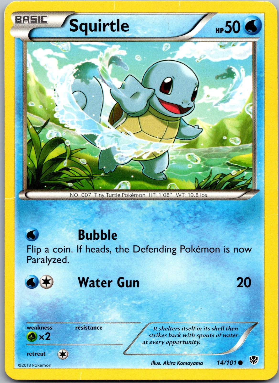 Squirtle Common Plasma Blast 14/101 NM