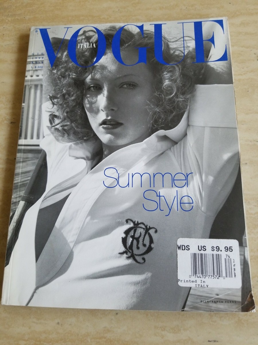 つくし　Vogue Italia Vogue Italia Magazine Supplement Giugno 1998 | eBay