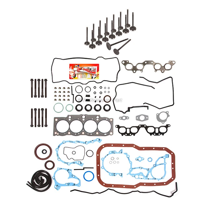 Juego completo de juntas válvulas de escape de admisión aptas para Toyota Celica MR2 92-96 Camry 2.2 5SFE Foto 4 de 4