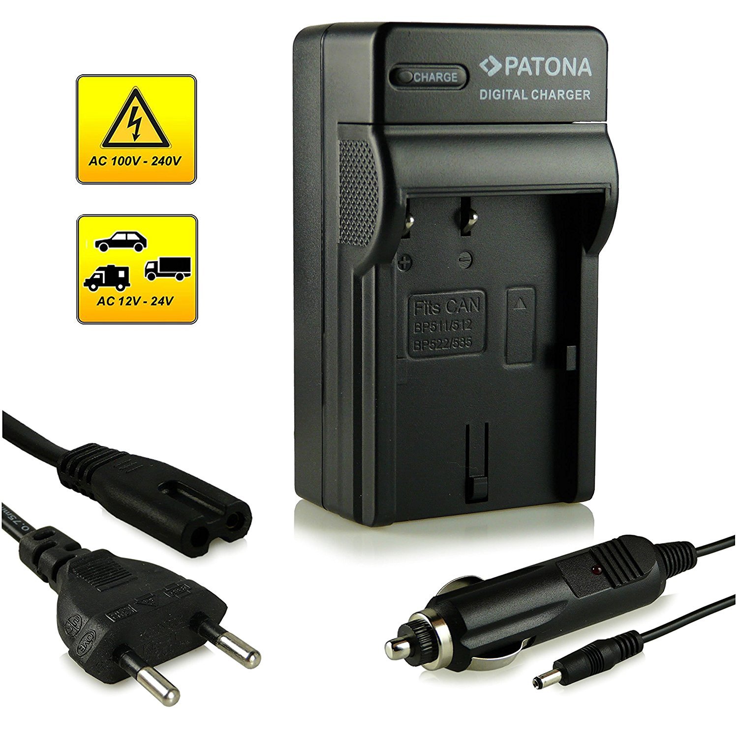 Caricabatteria + Batteria CANON BP511 PowerShot G1 G2 G3 G5 G6 EOS 5D