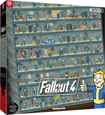 FALLOUT PERK PUZZLE JIGSAW 1000 pcs COLLECTOR PUZZLES NEU + OVP GOOD LOOT