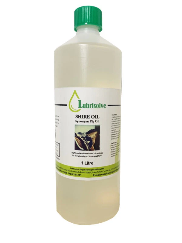 Shire Oil (Pig Oil) 100% Pure – Protects Feathers & Prevents Mud Fever 1 Litre