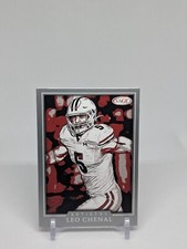 2022 SAGE ARTISTRY🔥LEO CHENAL🔥MINT?!🔥SILVER🔥WISCONSIN/CHIEFS🔥RC #21🔥📈