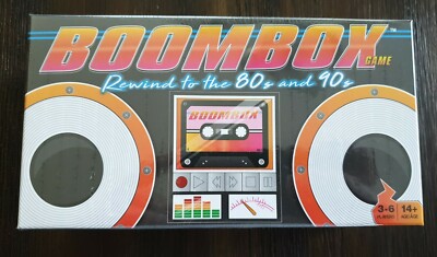 NEW BoomBox Game age Rewind to the 80's and 90's Card Game