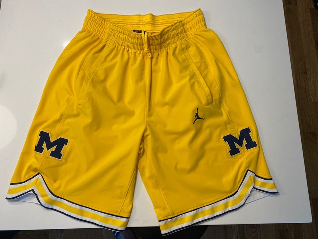 michigan basketball shorts authentic