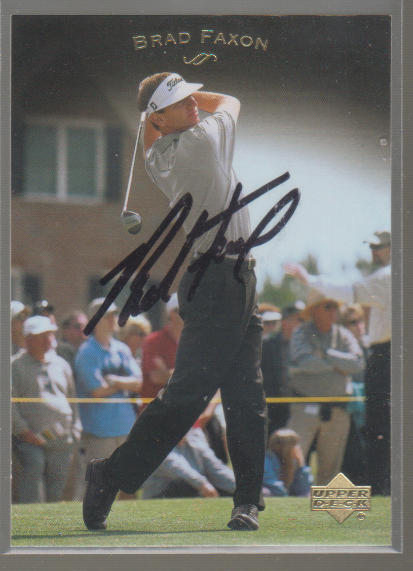 Autographed 2003 Upper Deck Brad Faxon
