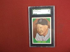 1960 Fleer #51 Dazzy Vance SGC 96 Mint 9