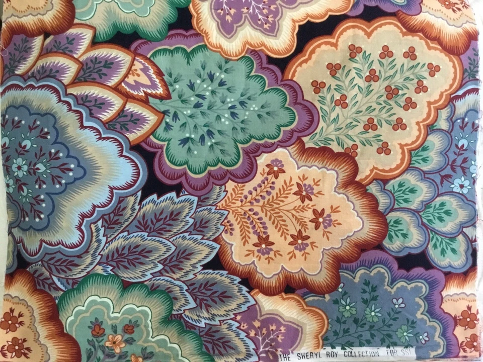 "Colección Sheryl Roy para edredón de tela de algodón SSI coser 2 piezas ~ ~ 1/2 yarda y 16"" x 44""" Foto 4 de 4